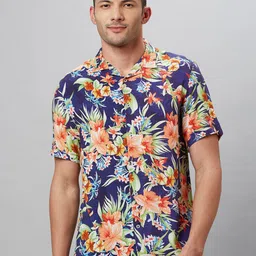 Globus Comfort Floral Printed Casual Shirt-image-18