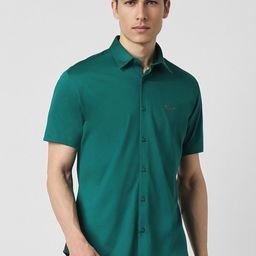 Van Heusen Sport Cotton Slim Fit Opaque Casual Shirt-image-92