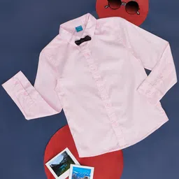 YU by Pantaloons Boys Classic Cotton Casual Shirt With Bow-image-89