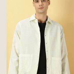 Thomas Scott Modern Corduroy Cotton Linen Casual Shirt-image-31