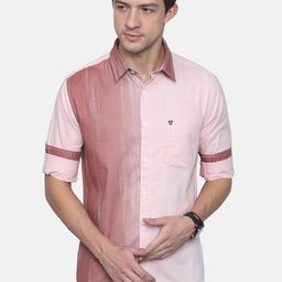 VUDU Comfort Cotton Spread Collar Casual Shirt-image-65