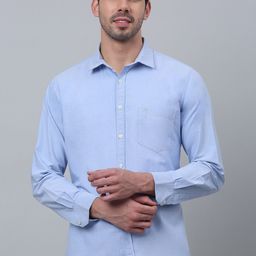 Cantabil Comfort Spread Collar Cotton Casual Shirt-image-86