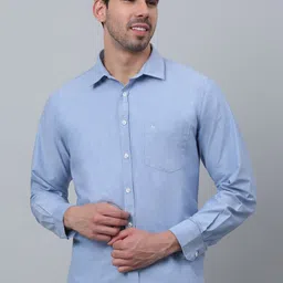 Cantabil Comfort Spread Collar Cotton Casual Shirt-image-32