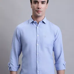 Cantabil Comfort Opaque Cotton Linen Casual Shirt-picture-33