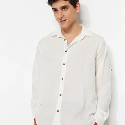 Trendyol Contemporary Pure Cotton Casual Shirt-picture-40