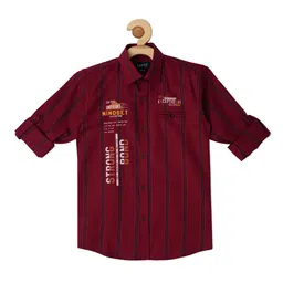 CAVIO Boys Comfort Typography Printed Casual Cotton Shirt-image-57