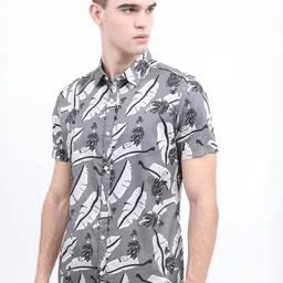 KETCH Men Cotton Slim Fit Printed Casual Shirt-image-57