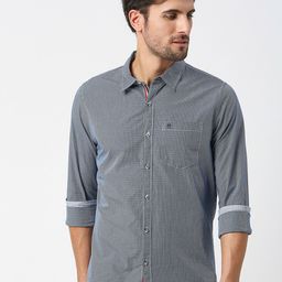 Thomas Scott Checked Pure Cotton Slim Fit Casual Shirt-picture-12