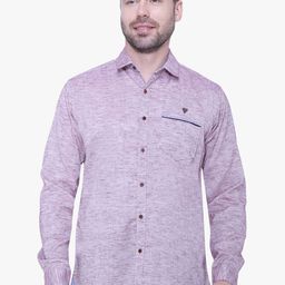 Kuons Avenue Men Purple & Pink Smart Slim Fit Casual Shirt-image-83