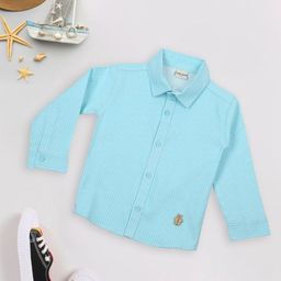MeeMee Boys Vertical Striped Opaque Cotton Casual Shirt-image-30