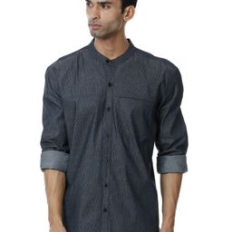 SHIRT THEORY Men Grey Comfort Casual Shirt-image-112