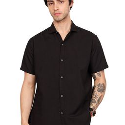 Leotude Men Classic Boxy Opaque Casual Shirt-image-15