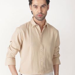 RARE RABBIT Men Otago Spread Collar Slim Fit Cotton Shirt-image-17