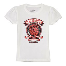 Harry Potter by Wear Your Mind Girls White Printed Pure Cotton T-shirt-image-63