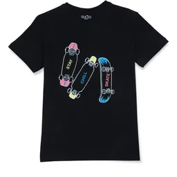 Palm Tree Boys Graphic Printed Cotton T-shirt-picture-36