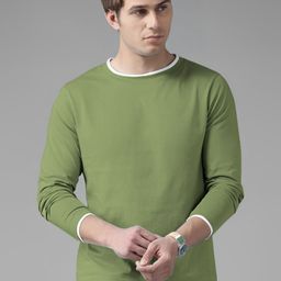 AUSK Men Pack Of 2 Solid Round Neck Cotton T-shirts-image-6