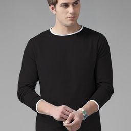AUSK Men Pack Of 2 Solid Round Neck Cotton T-shirts-image-47