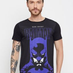 Wear Your Mind Batman Printed Round Neck T-shirt-image-96