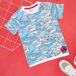 Pantaloons Junior Boys Conversational Printed Pure Cotton T-shirt-image-80