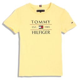 Tommy Hilfiger Boys Typography Printed Round Neck Cotton T-shirt-image-28