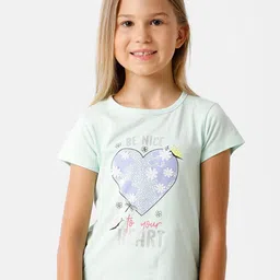 KATE & OSCAR Girls Blue Printed T-shirt-image-6