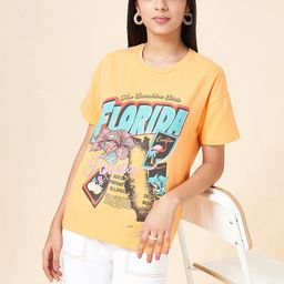 Coolsters by Pantaloons Girls Graphic Printed Cotton Raw Edge T-shirt-picture-39