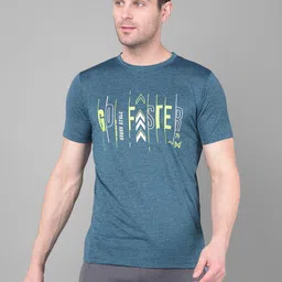 Force NXT Men Anti Viral Anti Odour Cool Round Neck Sports Printed T-Shirt-image-43