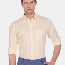 Arrow Men Horizontal Striped Formal Cotton Shirt-picture-5