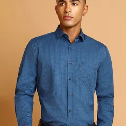 Allen Solly Slim Fit Abstract Printed Pure Cotton Formal Shirt-40