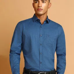 Allen Solly Slim Fit Abstract Printed Cotton Formal Shirt-36