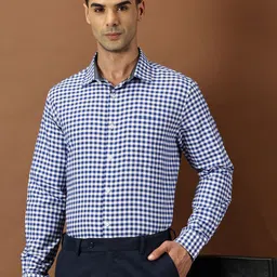 INVICTUS Men Gingham Checks Formal Shirt-image-30