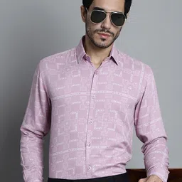 JAINISH Classic Opaque Checked Formal Shirt-image-35