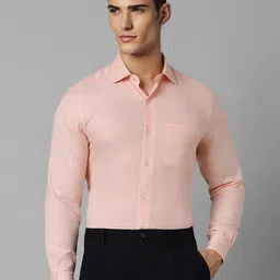 Louis Philippe Long Sleeves Spread Collar Pure Cotton Formal Shirt-picture-12
