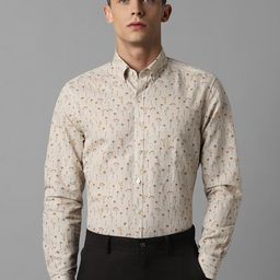 Louis Philippe Slim Fit Floral Printed Formal Shirt-picture-35