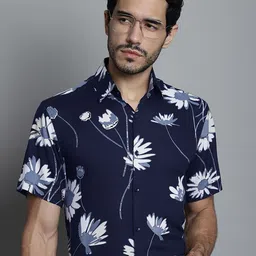JAINISH Classic Floral Printed Formal Shirt-image-58