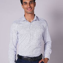 INSPIRO Men Floral Printed Spread Collar Slim Fit Formal Shirt-image-58