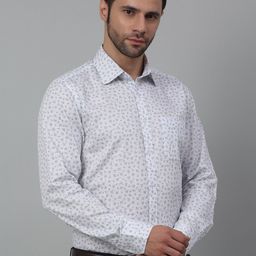 MUTAQINOTI Men Floral Printed Cotton Comfort Opaque Formal Shirt-image-33
