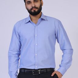 BROWN BROTHERS Relaxed Spread Collar Pure Cotton Formal Shirt-image-89