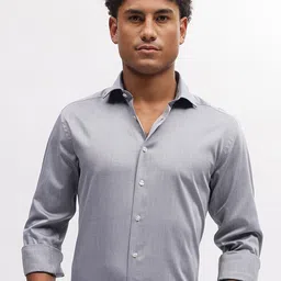 Bruun & Stengade Slim Fit Striped Spread Collar Long Sleeves Cotton Formal Shirt-image-13