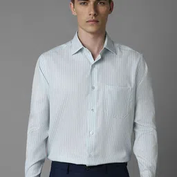 Louis Philippe Men Opaque Striped Formal Shirt-picture-23
