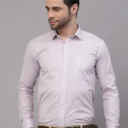 Style Quotient Men Micro Checked Formal Shirt-picture-12