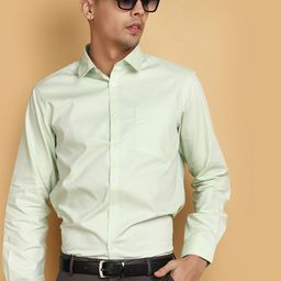 J White by Vmart Long Sleeves Regular Fit Cotton Opaque Formal Shirt-image-101