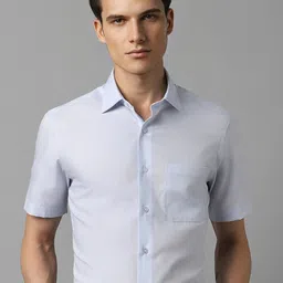 Louis Philippe Classic Fit Spread Collar Cotton Formal Shirt-picture-27