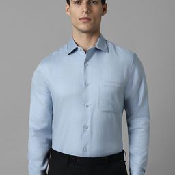 Louis Philippe Classic Fit Spread Collar Formal Shirt-image-91