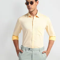 Arrow Men Slim Fit Opaque Formal Shirt-picture-13