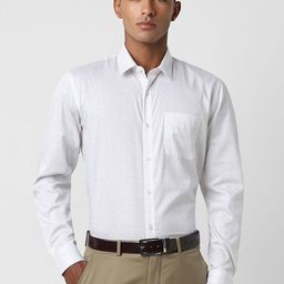 Peter England Men Slim Fit Opaque Formal Shirt-picture-27