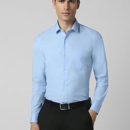 Peter England Men Slim Fit Opaque Formal Shirt-picture-16