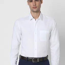Peter England Spread Collar Long Sleeves Slim Fit Formal Shirt-picture-39