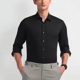 Arrow New York Men Solid Slim Fit Formal Shirt-picture-48