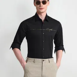 Arrow New York Slim Fit Cotton Formal Shirt-picture-9